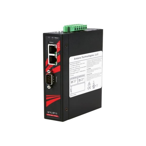 Industrial Modbus TCP two Ethernet port to  one Serial 232,422,485 RTU/ASCII Gateway